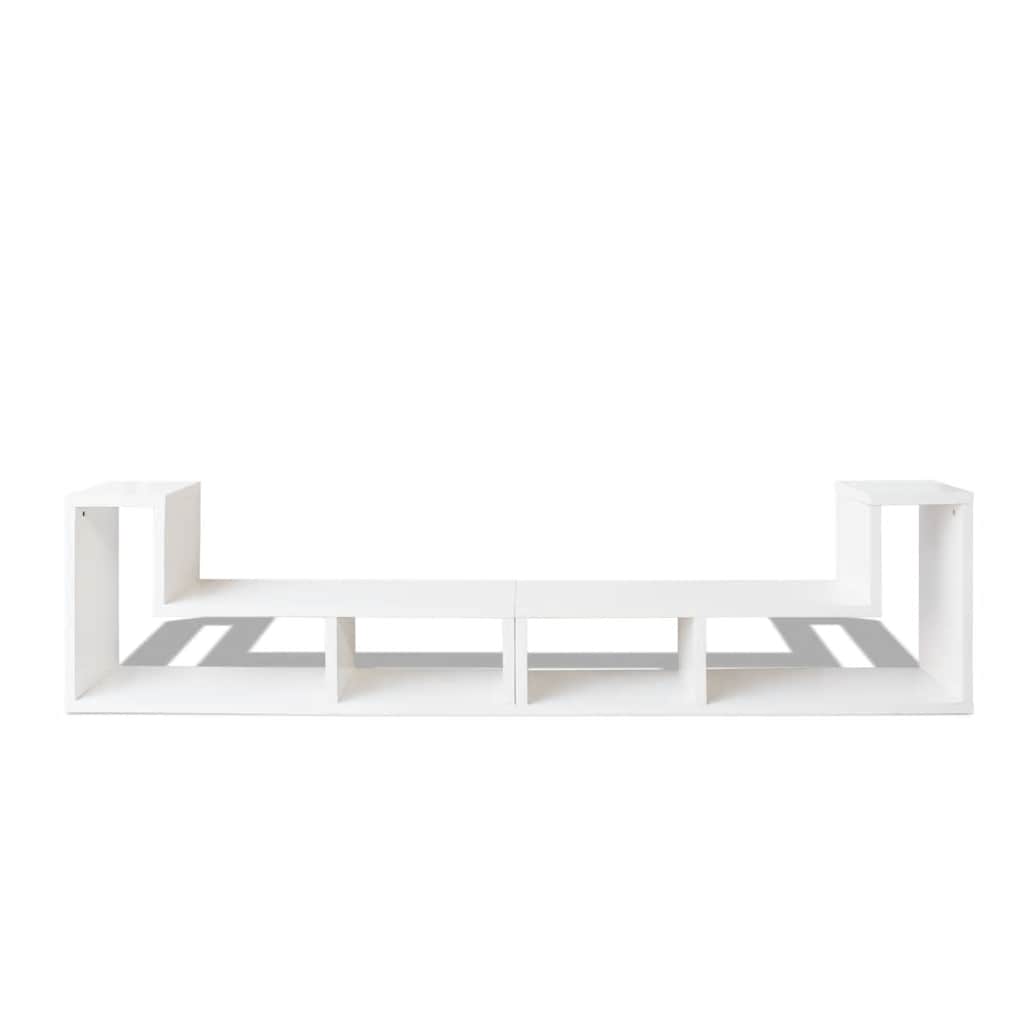 243066 vidaXL TV Cabinet Double L-Shaped White