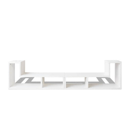 243066 vidaXL TV Cabinet Double L-Shaped White
