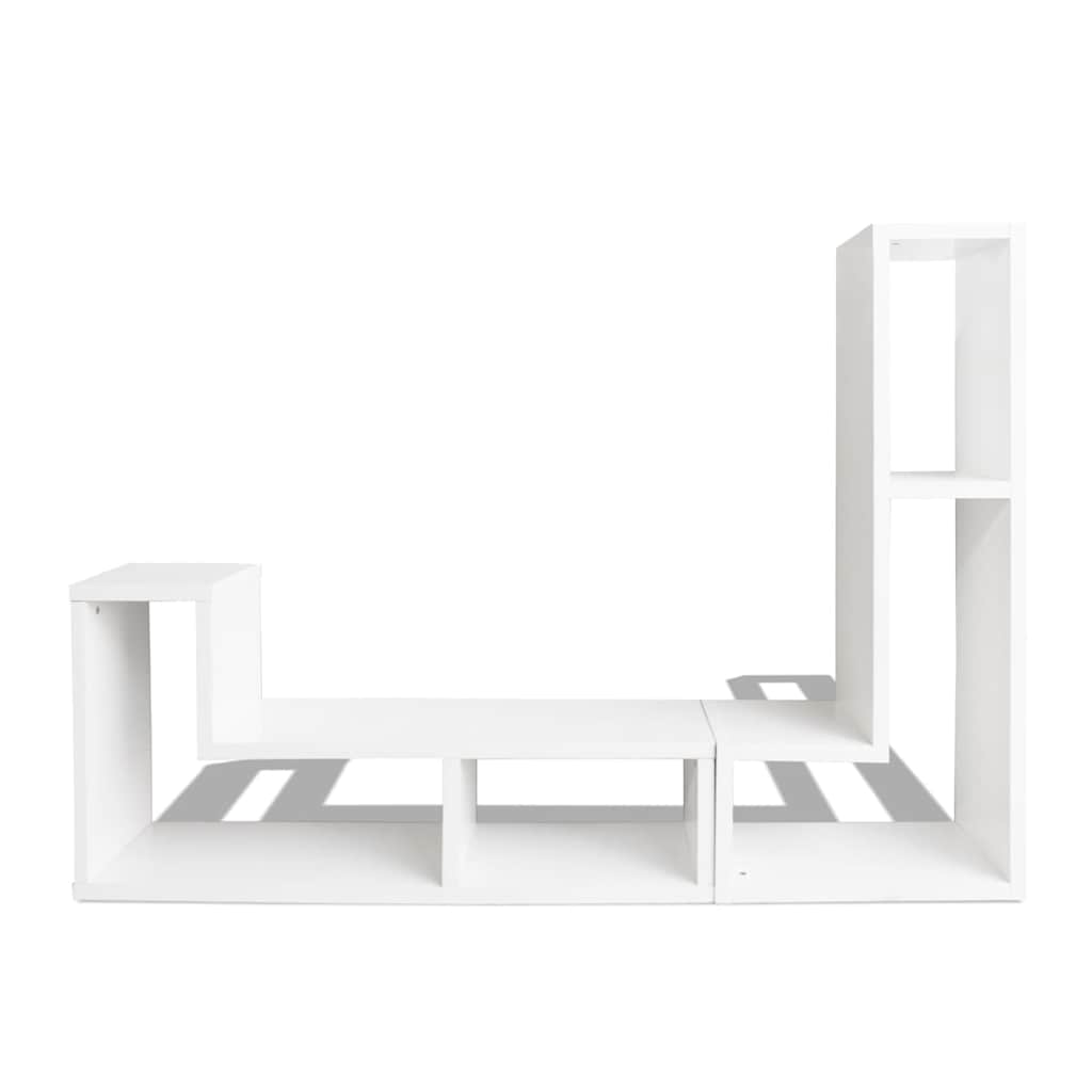 243066 vidaXL TV Cabinet Double L-Shaped White