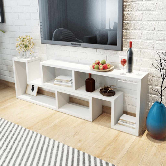243066 vidaXL TV Cabinet Double L-Shaped White