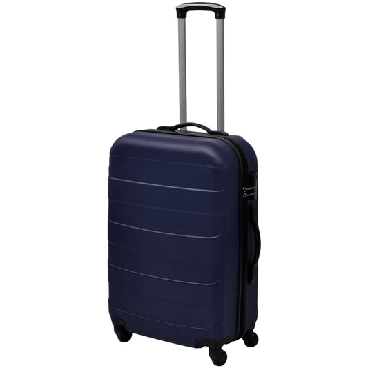 Three Piece Hardcase Trolley Set Blue 45.5/55/66 cm