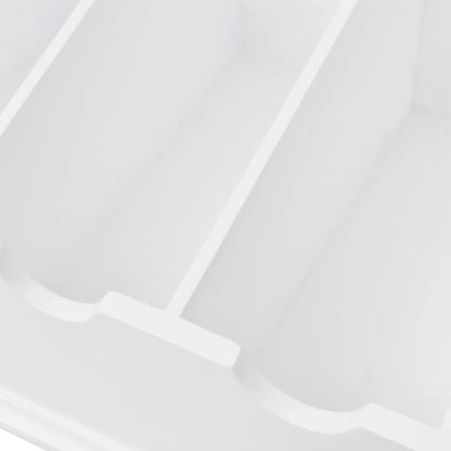 Cutlery Tray MDF White Baroque Style