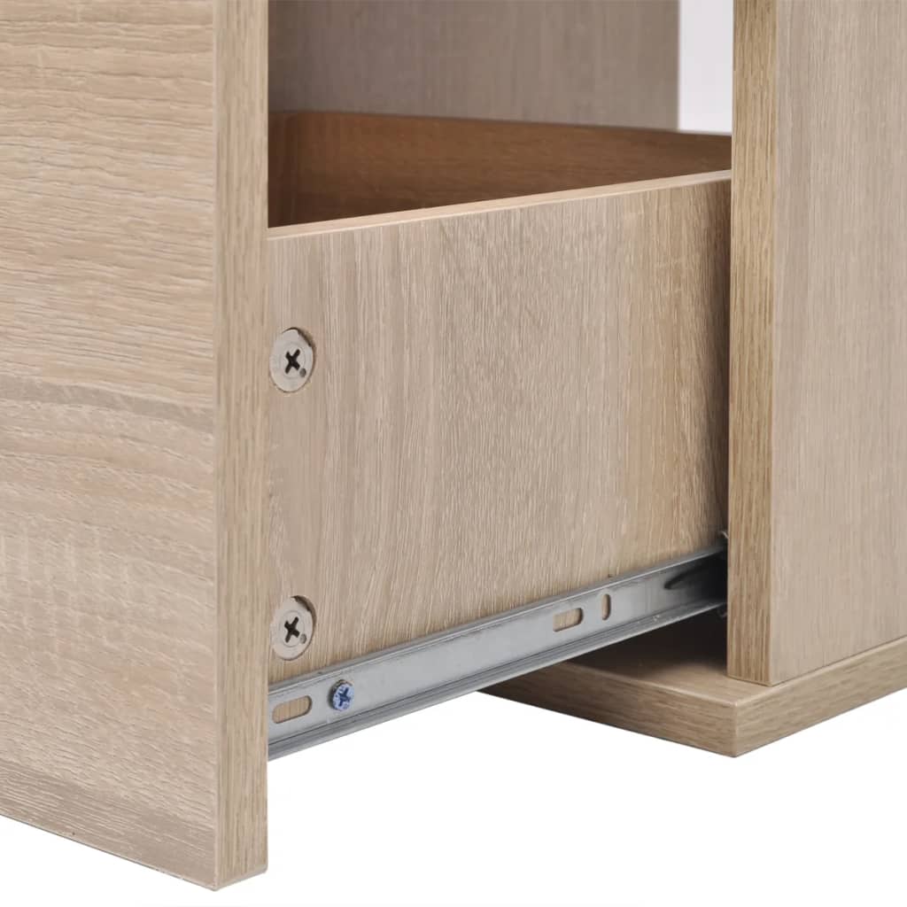 Nine Piece Bathroom Furniture Set with Basin with Tap Beige