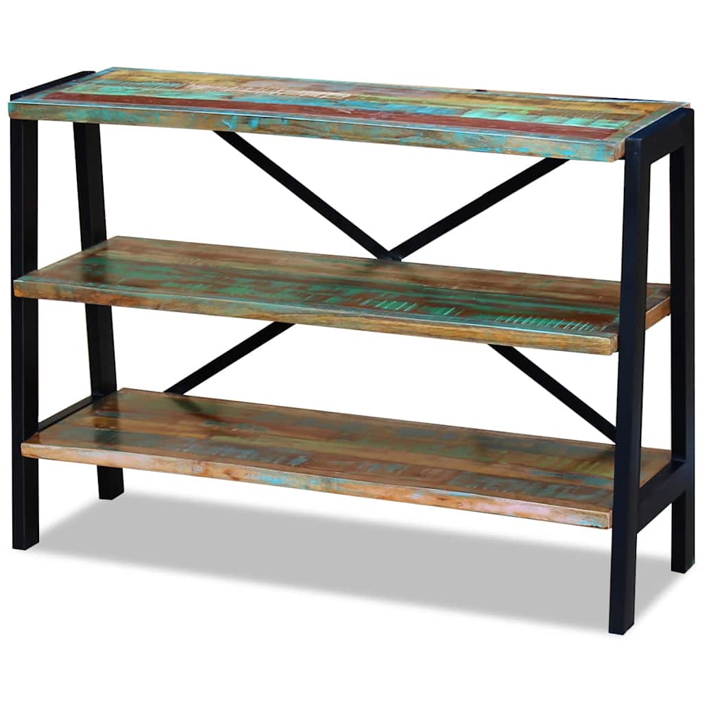 243274 vidaXL Sideboard 3 Shelves Solid Reclaimed Wood