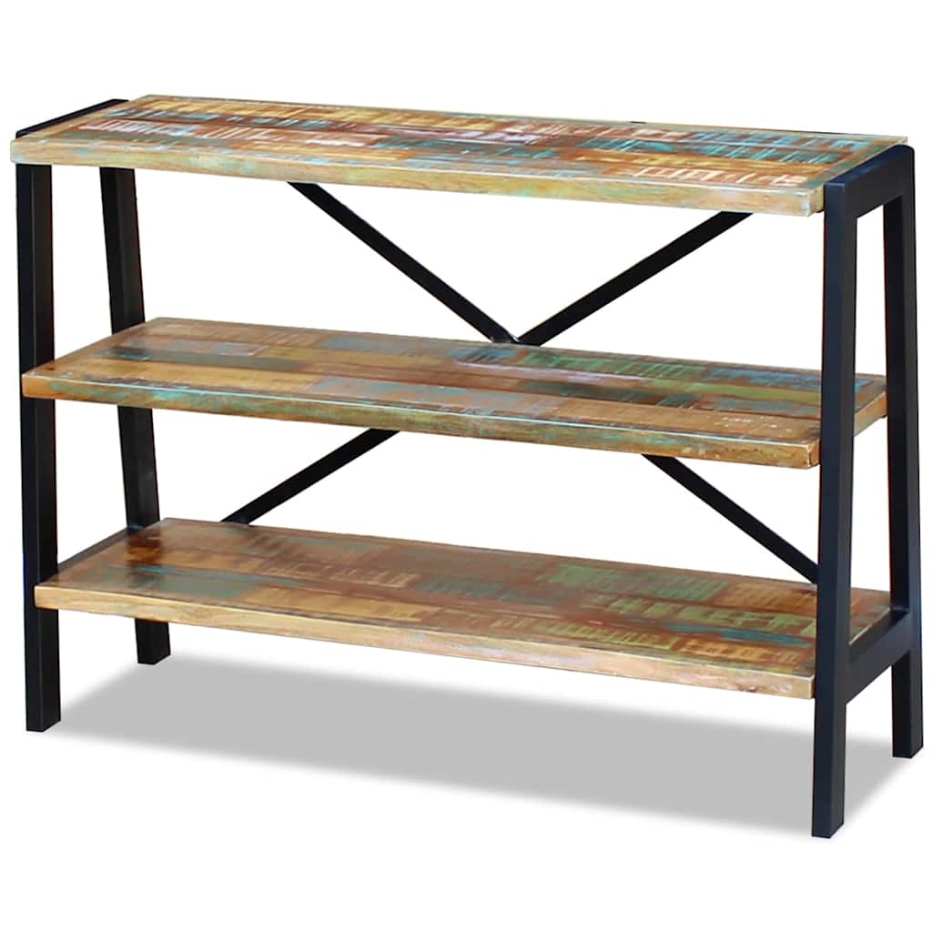 243274 vidaXL Sideboard 3 Shelves Solid Reclaimed Wood