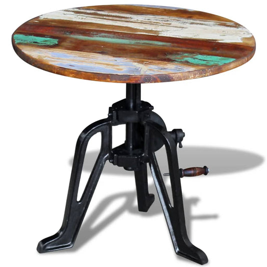 Side Table | Various shades of brown and black | Solid reclaimed wood