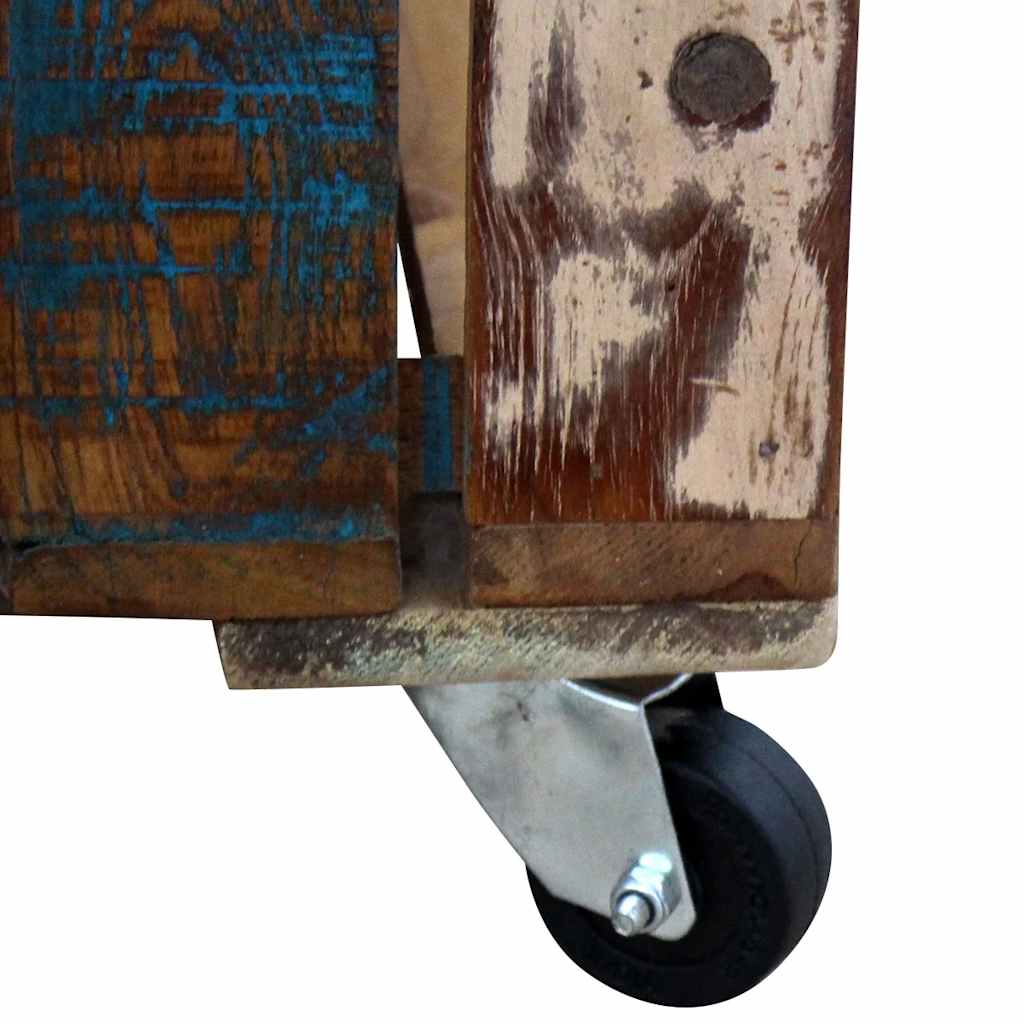 243306 vidaXL Coffee Table Solid Reclaimed Wood 70x70x35 cm