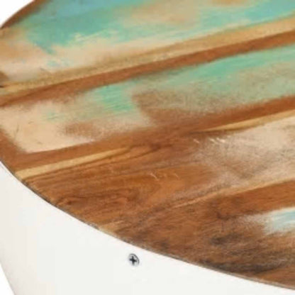 243351 vidaXL Two Piece Bowl Shaped Coffee Table Set Solid Reclaimed Wood