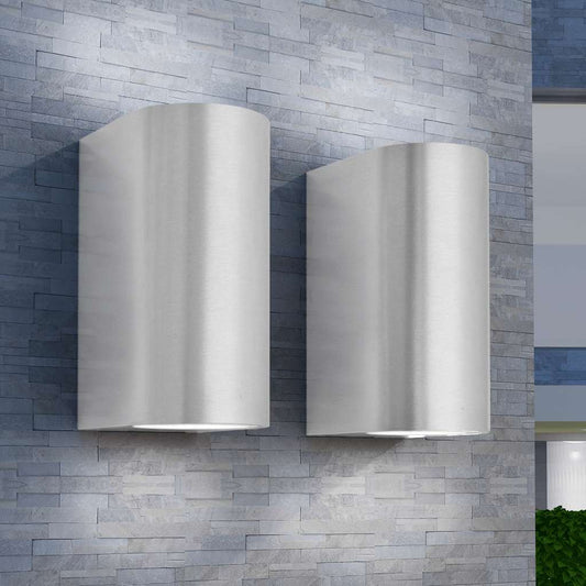 Outdoor LED Wall Lights 2 pcs Round Up/Downwards