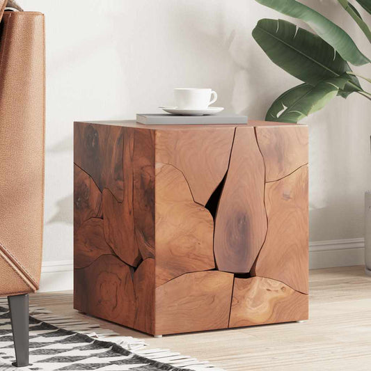 Stool | Brown | Solid teak wood | Medium | Hardwood | Wooden Stool