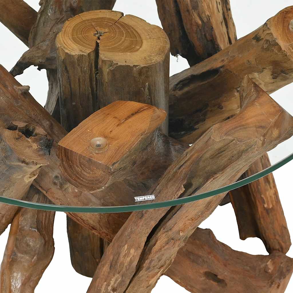 Coffee Table Solid Teak Driftwood 60 cm