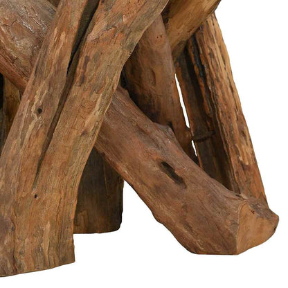 Coffee Table Solid Teak Driftwood 60 cm