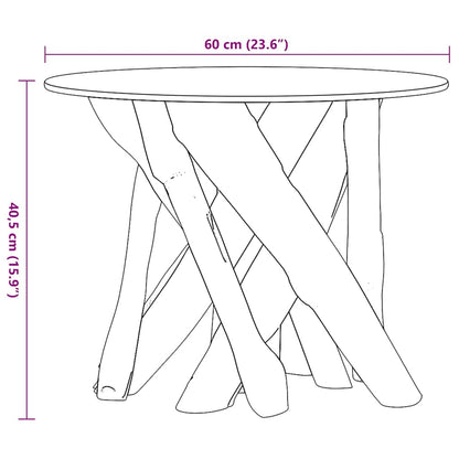Coffee Table | Brown with a clear glass top