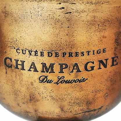 243498 vidaXL Trophy Cup Champagne Cooler Copper Brown