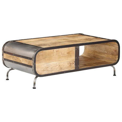 247804 vidaXL Coffee Table 100x50x35 cm Solid Mango Wood