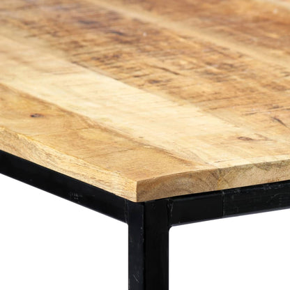 Dining Table 140x70x75 cm Solid Rough Mango Wood