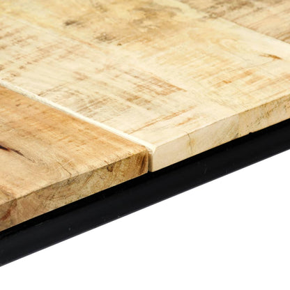 Dining Table 140x70x75 cm Solid Rough Mango Wood