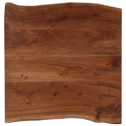 247826 vidaXL Coffee Table with Live Edges 60x60x40 cm Solid Acacia Wood