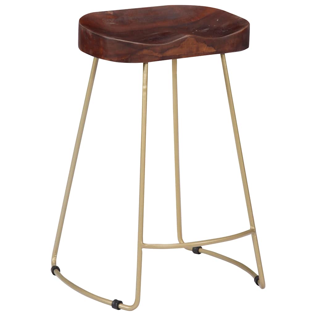 Gavin Bar Stools 2 pcs Solid Mango Wood
