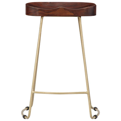 Gavin Bar Stools 2 pcs Solid Mango Wood