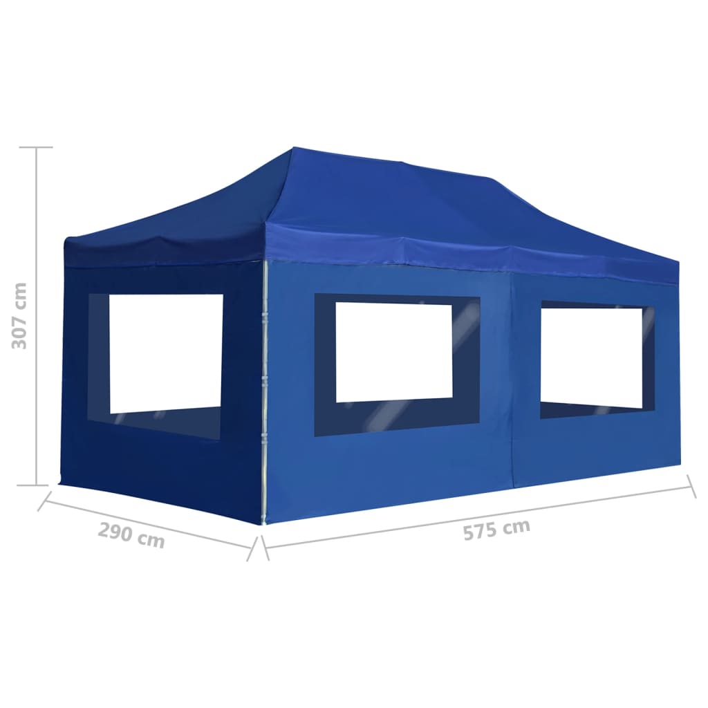 Party Tent | Blue | Aluminium alloy, Oxford fabric with PVC coating