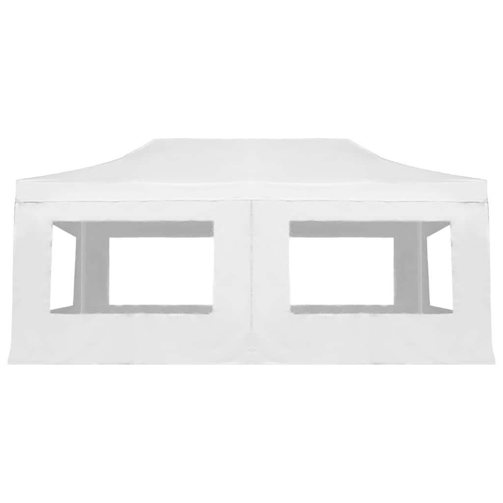 Professional Folding Party Tent with Walls Aluminium 6x3 m White