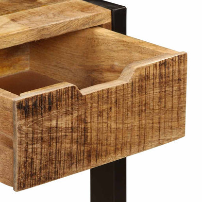 247406 vidaXL Sideboard with 3 Drawers 110x35x75 cm Solid Mango Wood