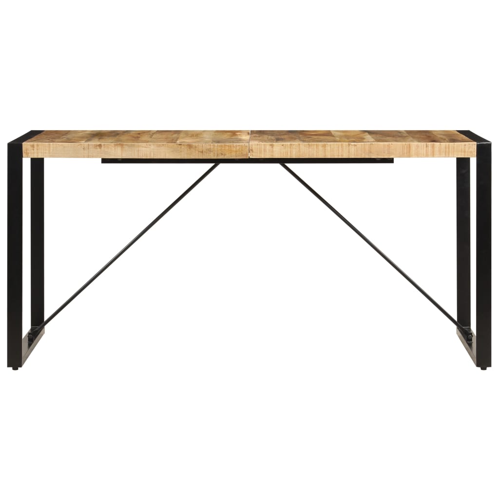 Dining Table 160x80x75 cm Solid Mango Wood