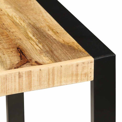 247417 vidaXL Dining Table 160x80x75 cm Solid Mango Wood