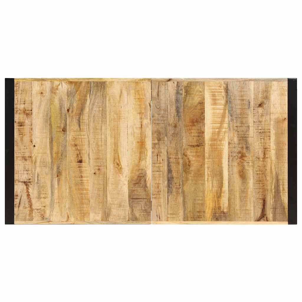 247417 vidaXL Dining Table 160x80x75 cm Solid Mango Wood