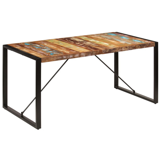 Dining Table | Unique due to reclaimed wood (multicoloured)