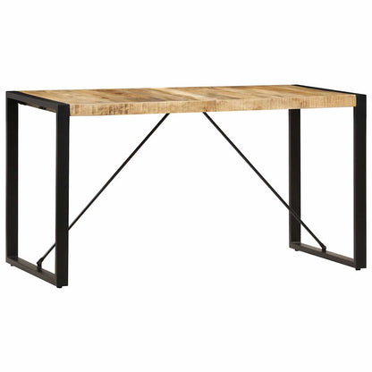 247420 vidaXL Dining Table 140x70x75 cm Solid Mango Wood