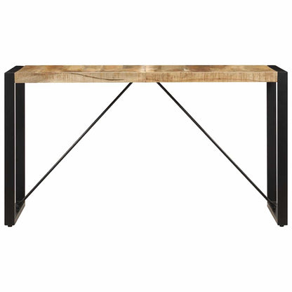 247420 vidaXL Dining Table 140x70x75 cm Solid Mango Wood