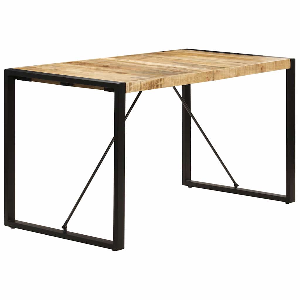 247420 vidaXL Dining Table 140x70x75 cm Solid Mango Wood