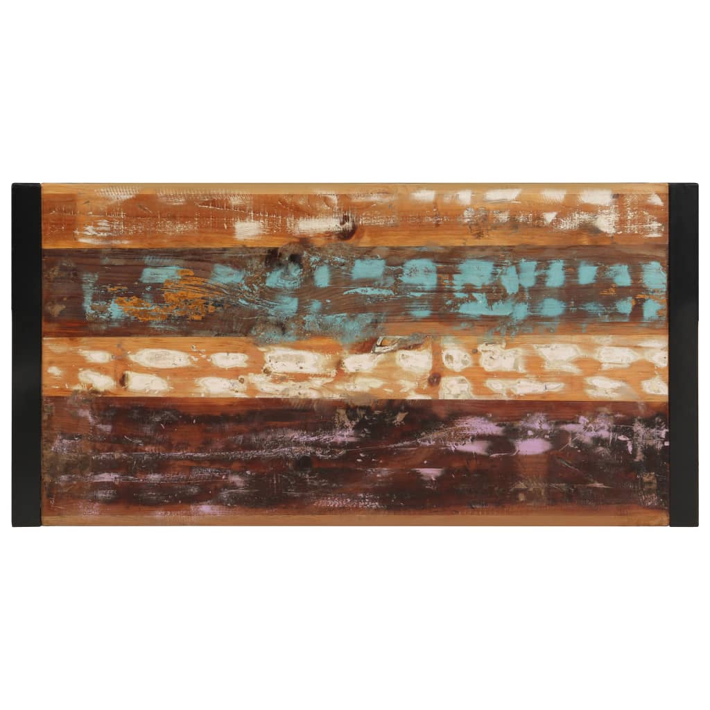 Coffee Table | Multicolour | Solid Reclaimed Wood | 120 cm long | Durable