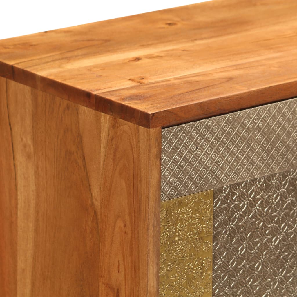 Sideboard | Honey finish with colourful decorative panels