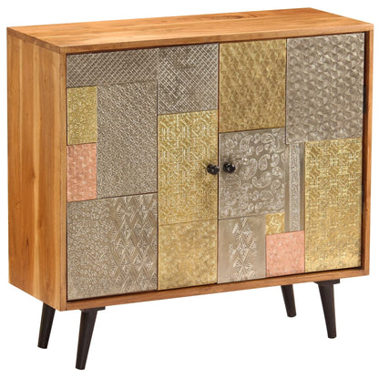 Sideboard | Honey finish with colourful decorative panels