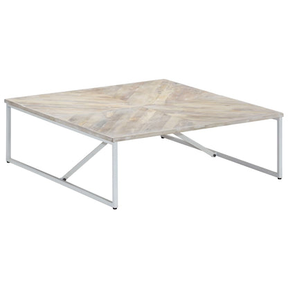 Coffee Table 110x110x36 cm Solid Mango Wood