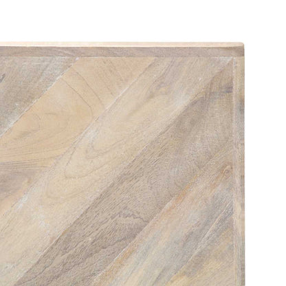 247698 vidaXL Coffee Table 110x110x36 cm Solid Mango Wood