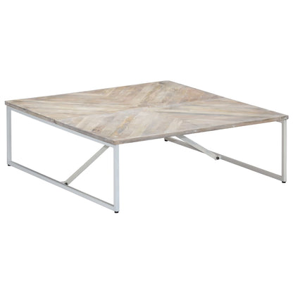 Coffee Table 110x110x36 cm Solid Mango Wood