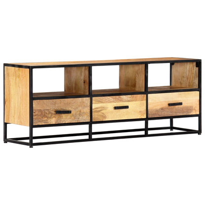 247742 vidaXL TV Cabinet 120x30x45 cm Solid Mango Wood