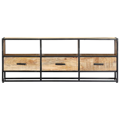 247742 vidaXL TV Cabinet 120x30x45 cm Solid Mango Wood