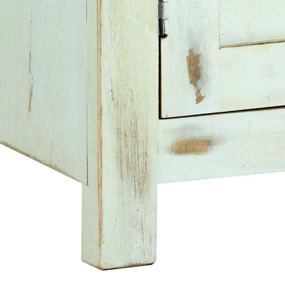 247763 vidaXL Sideboard Light Blue 110x35x70 cm Solid Mango Wood