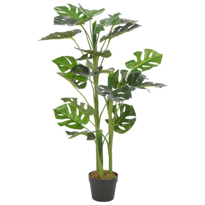 Artificial Plant Monstera with Pot Green 100 cm - A realistic, lifelike monstera plant showcasing vibrant green leaves, perfect for adding natural decor to home or office.