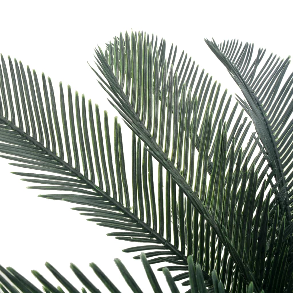 Artificial Plant Cycas Palm with Pot Green 125 cm - Lifelike and realistic decor for home or office interiors, featuring detailed leaves and authentic colour variations.