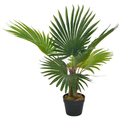 Beautiful Artificial Plant Palm with Pot Green 70 cm, perfect for home and office decor