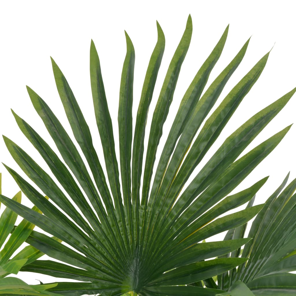 Lifelike Artificial Plant Palm with Pot, 70 cm green palm for easy interior greenery