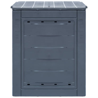 Garden Composter Grey 60x60x73 cm 260 L