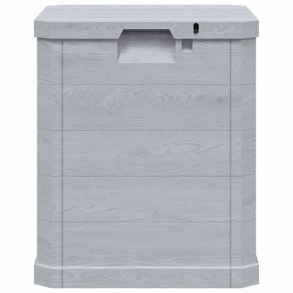 Garden Storage Box 90 L Light Grey