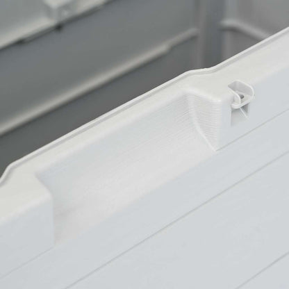 Garden Storage Box 280 L Light Grey